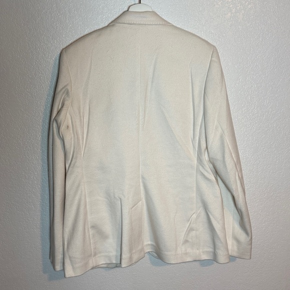 Polo Ralph Lauren Cream Monogram Crest Blazer Size 14 NWT Preppy Old Money - Picture 10 of 13